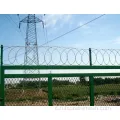 Recinzione galvanizzata a caldo e rivestito in PVC